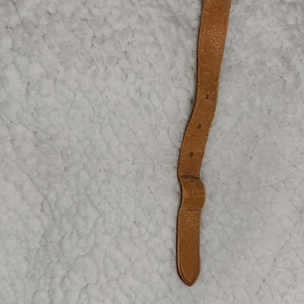 Authentic Louis Vuitton Tan Leather Luggage Tag - Picture 6 of 7